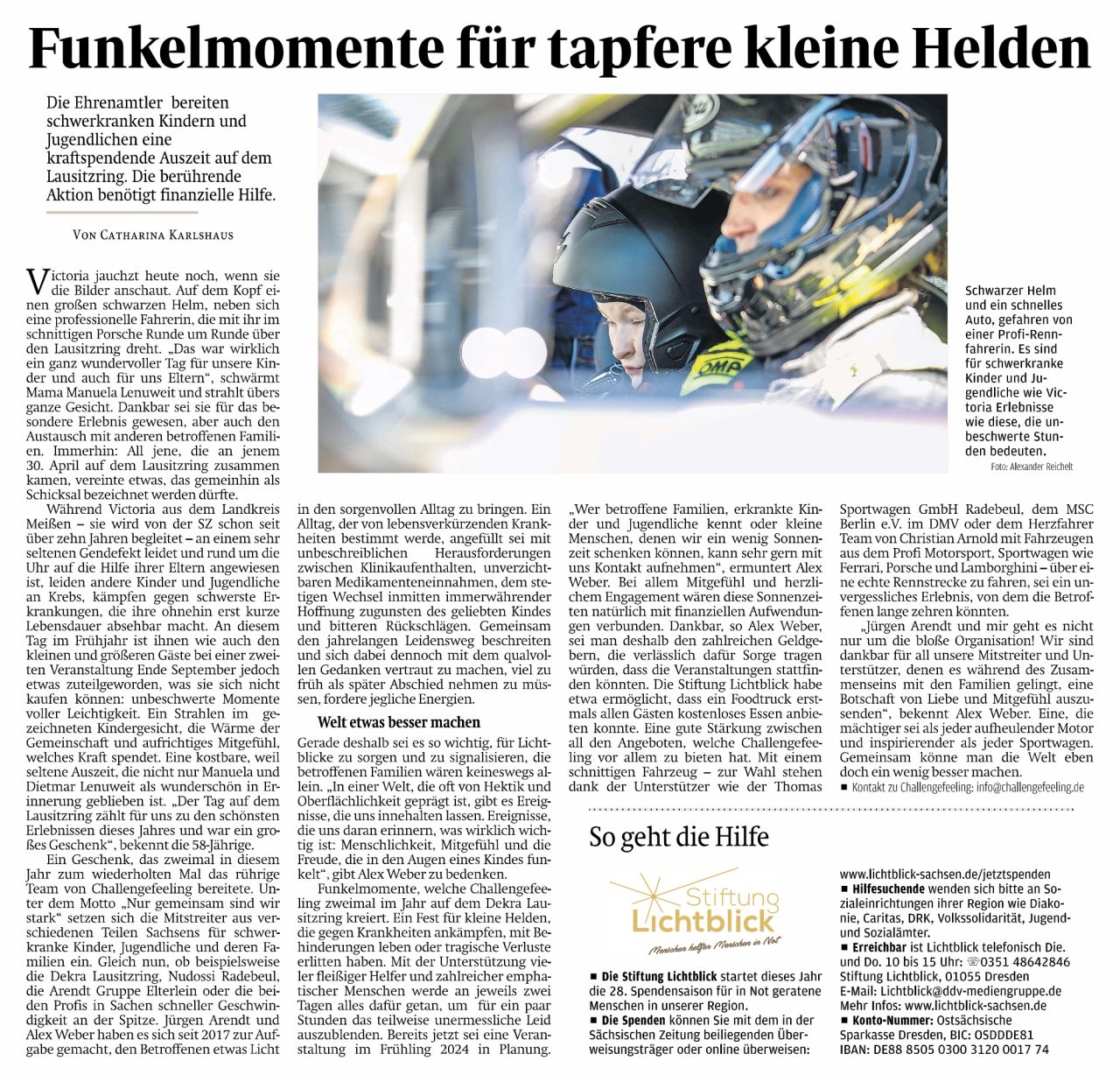 Pressemitteilungen in der Sächsischen Zeitung