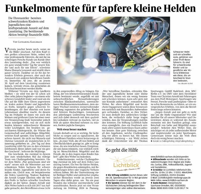 Pressemitteilungen in der Sächsischen Zeitung